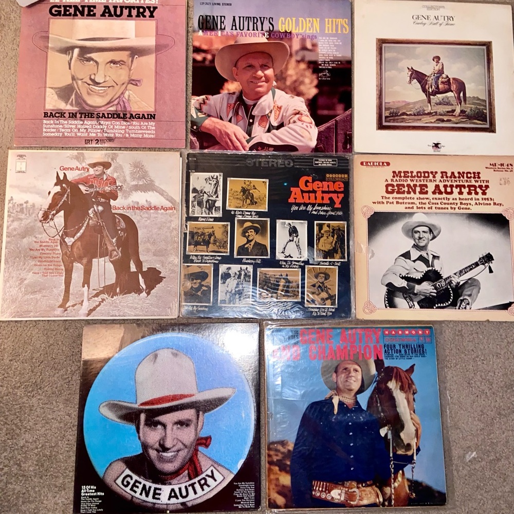Gene Autry Museum Centennial Poster and Record Albums
